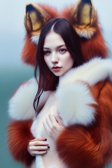 Collection on Female photography, Fluffy