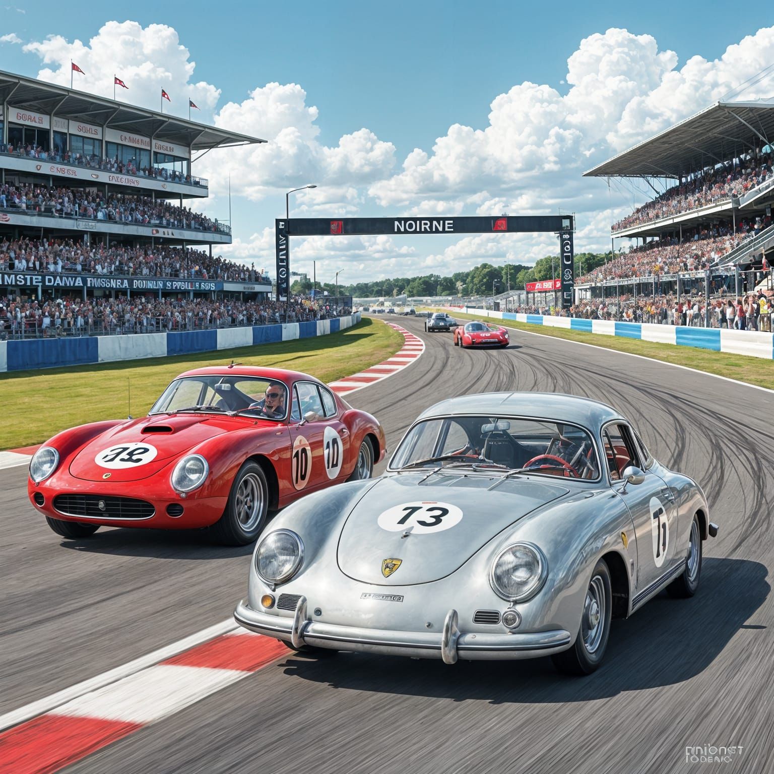 Porsche Beats Ferrari at Le Mans, 1950