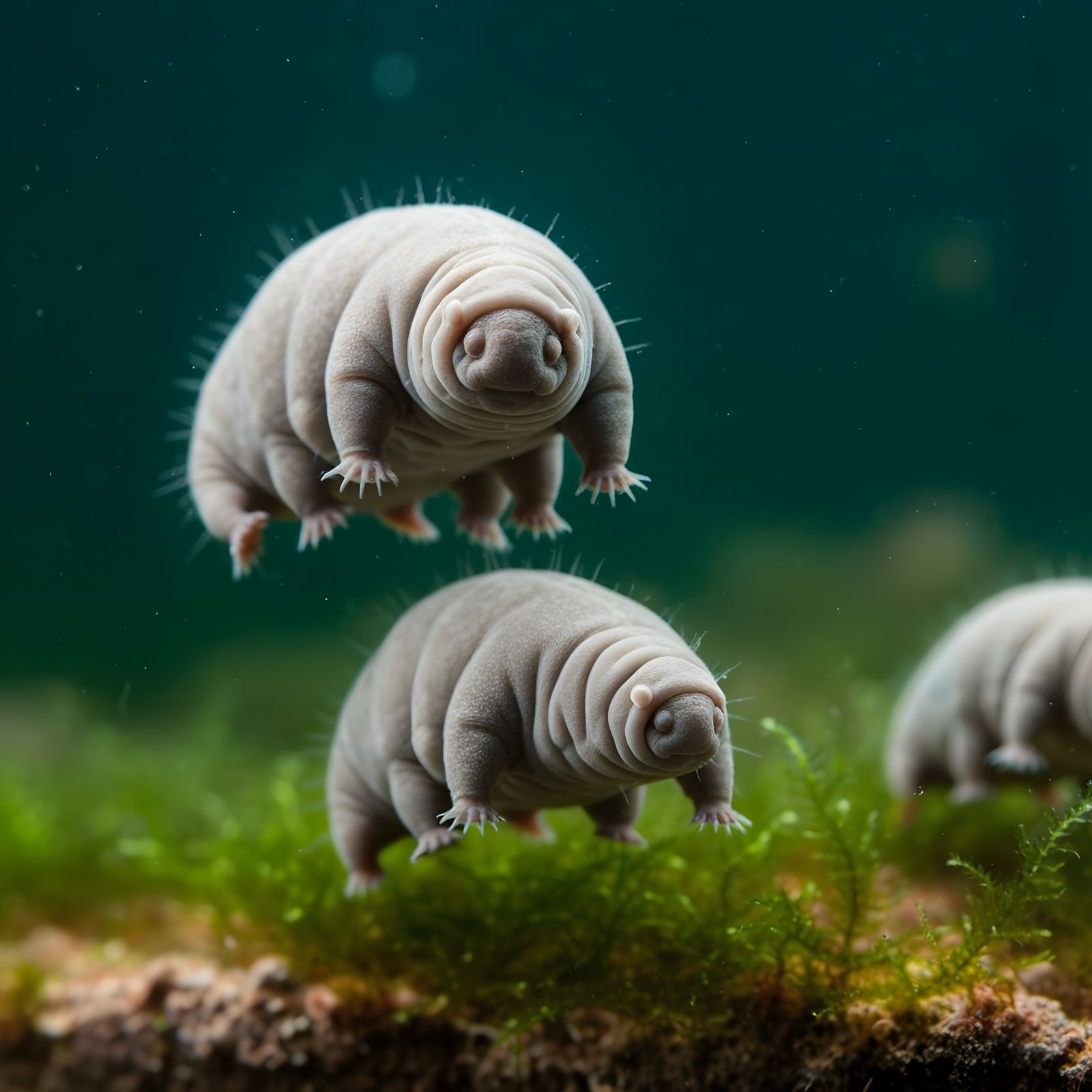 Tardigrades Doing Their Thing
