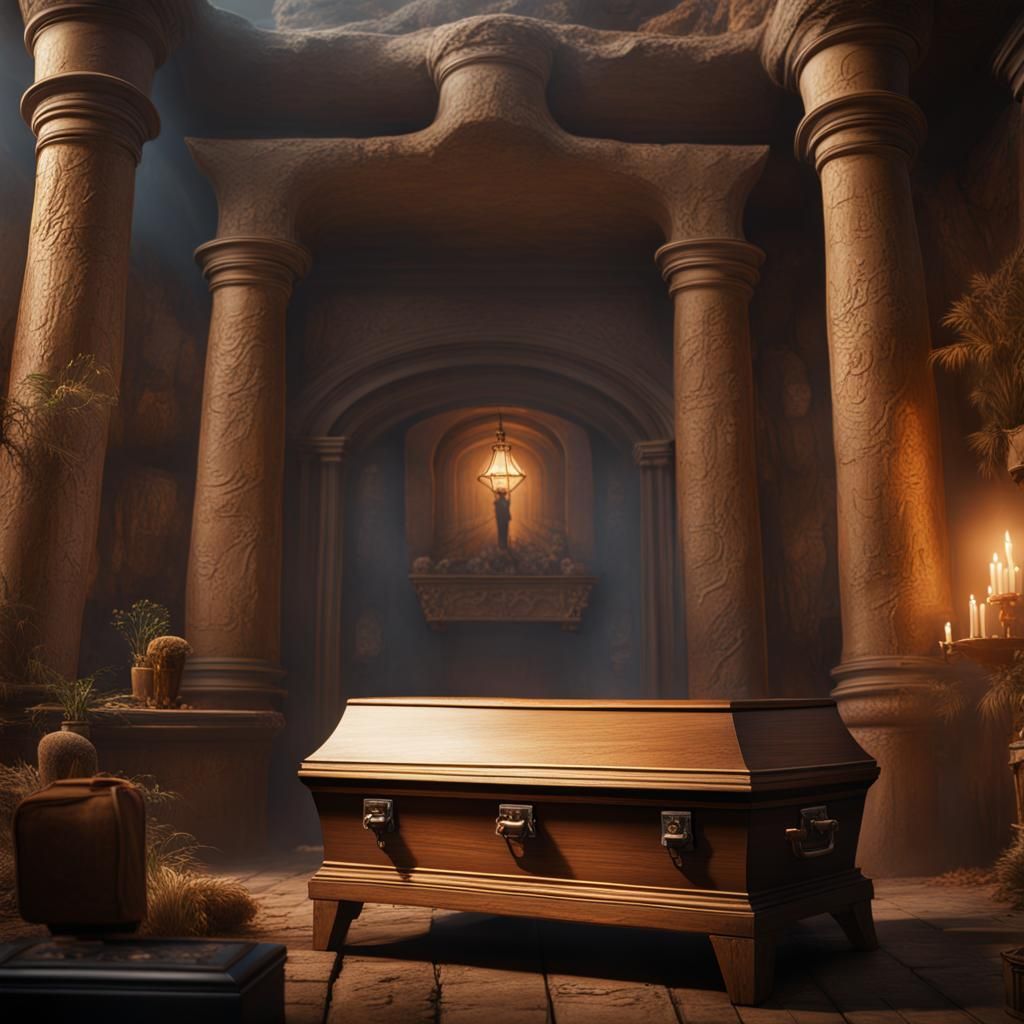 Indiana Jones Coffin Scene: Detailed Matte Painting
