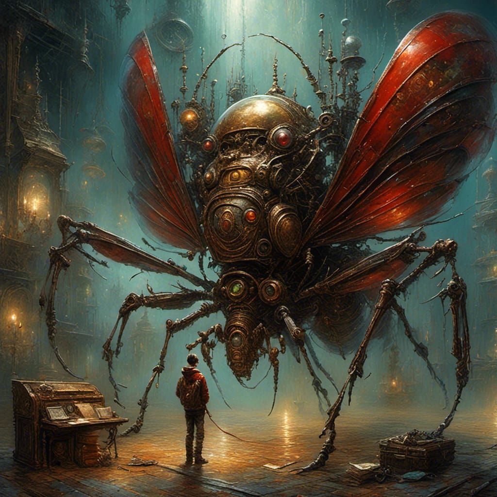 Giant Bug in Murraypunk Style
