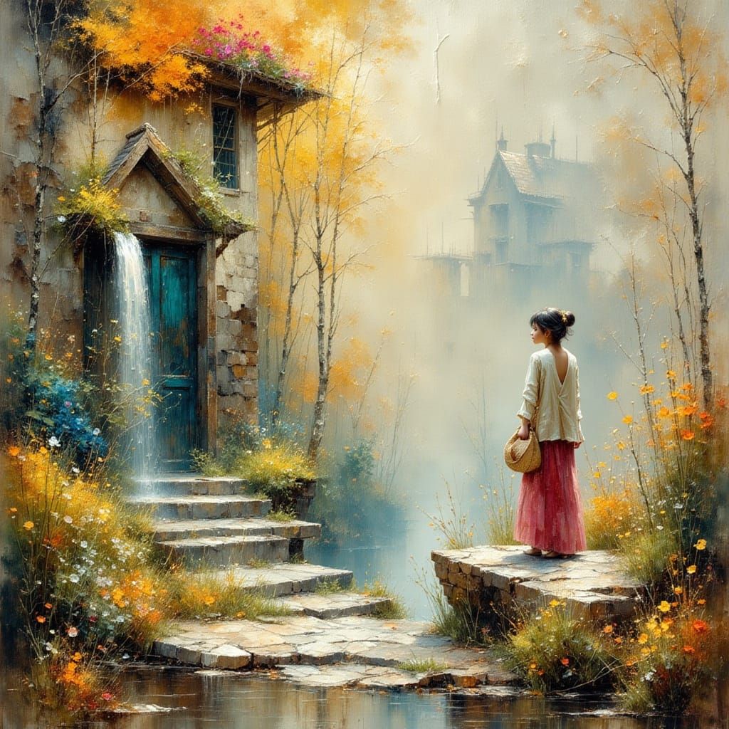 Surreal Paper Kingdom in Hype-Realistic Style