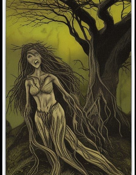 Withering Dryad: Gothic Renaissance Horror
