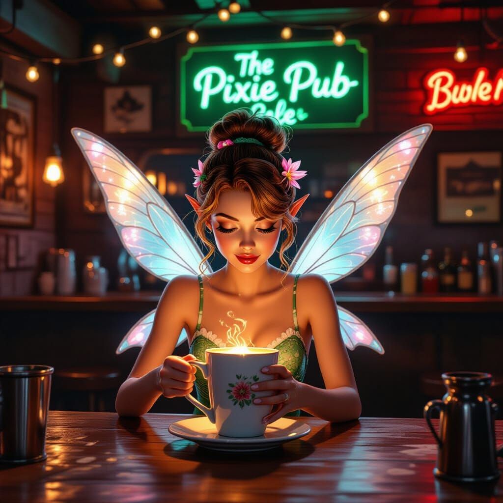 The Pixie Pub: a 50s Fairy Dive Bar