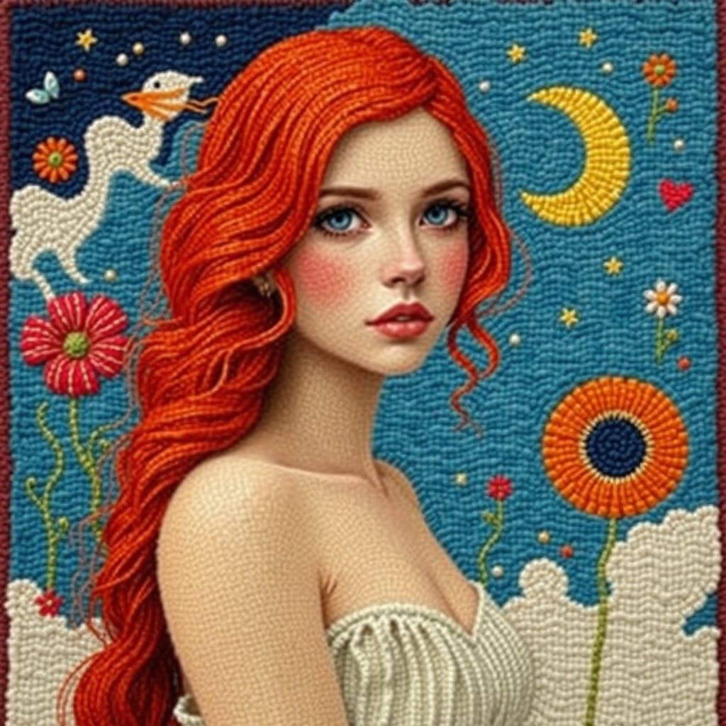 (Woven tapestry surrealism) Neenoo