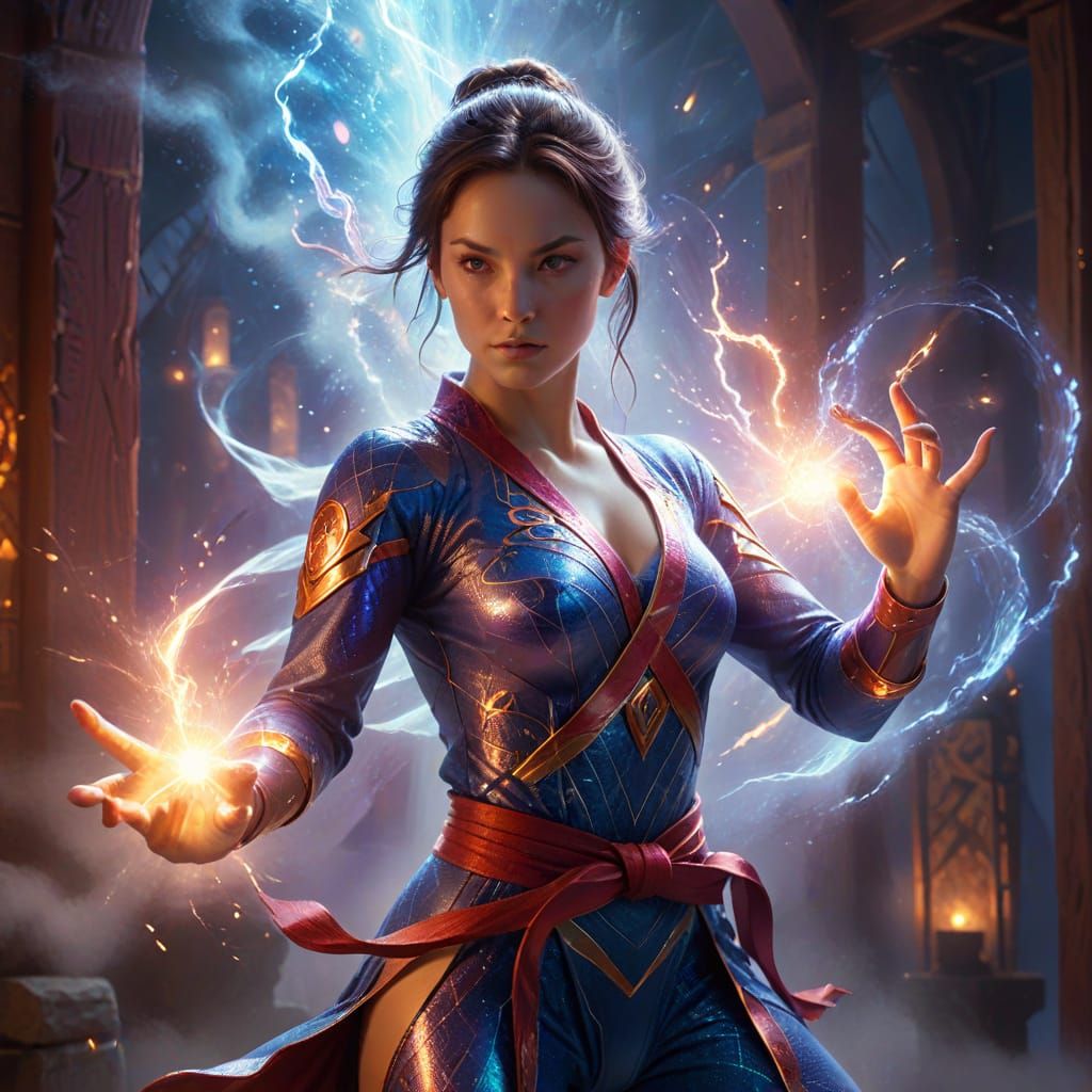 A future superhero practices her karate moves with otherworldly energy  DC #961: May 30, 2025