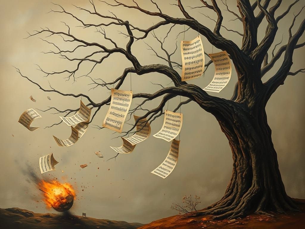 Surreal Winds of War: A Dali-esque Vision