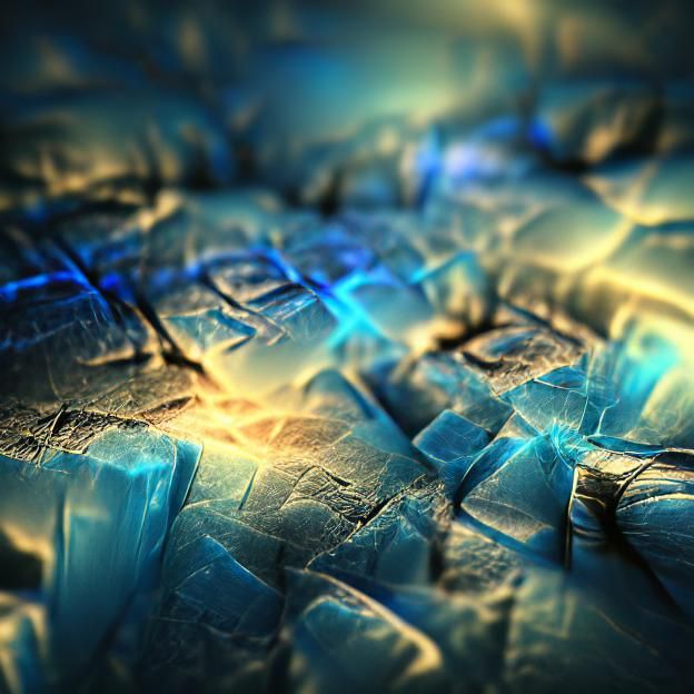 Ice. Texture. Wallpaper. Blue Icy Colors. Glowing. 8K Resolution. DeviantArt.