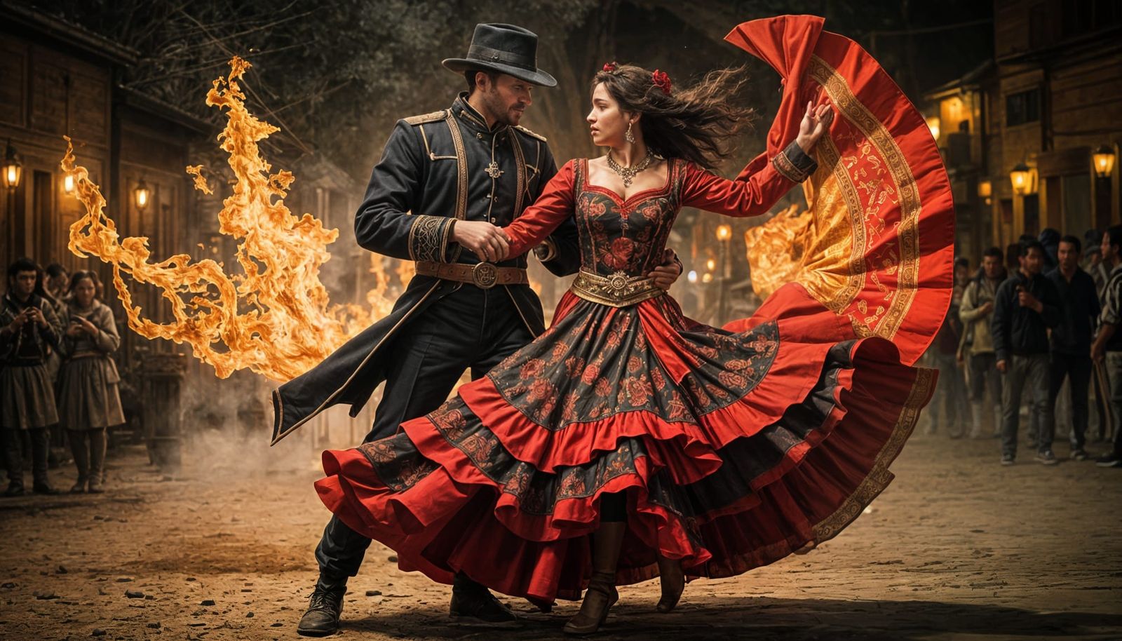 Couple Tzigane: A Romantic Portrait