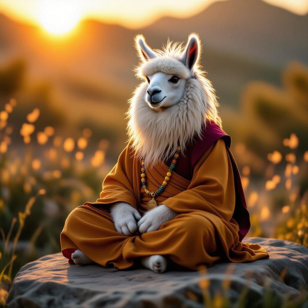 The Meditating 'Dalai Llama'