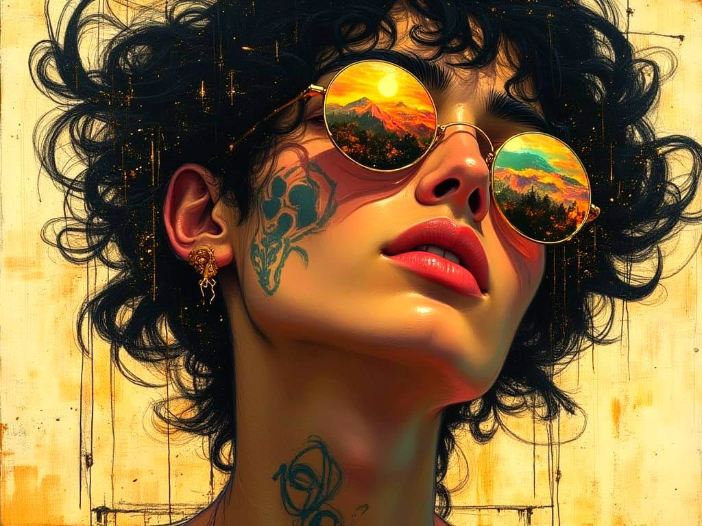 sunglasses landscape