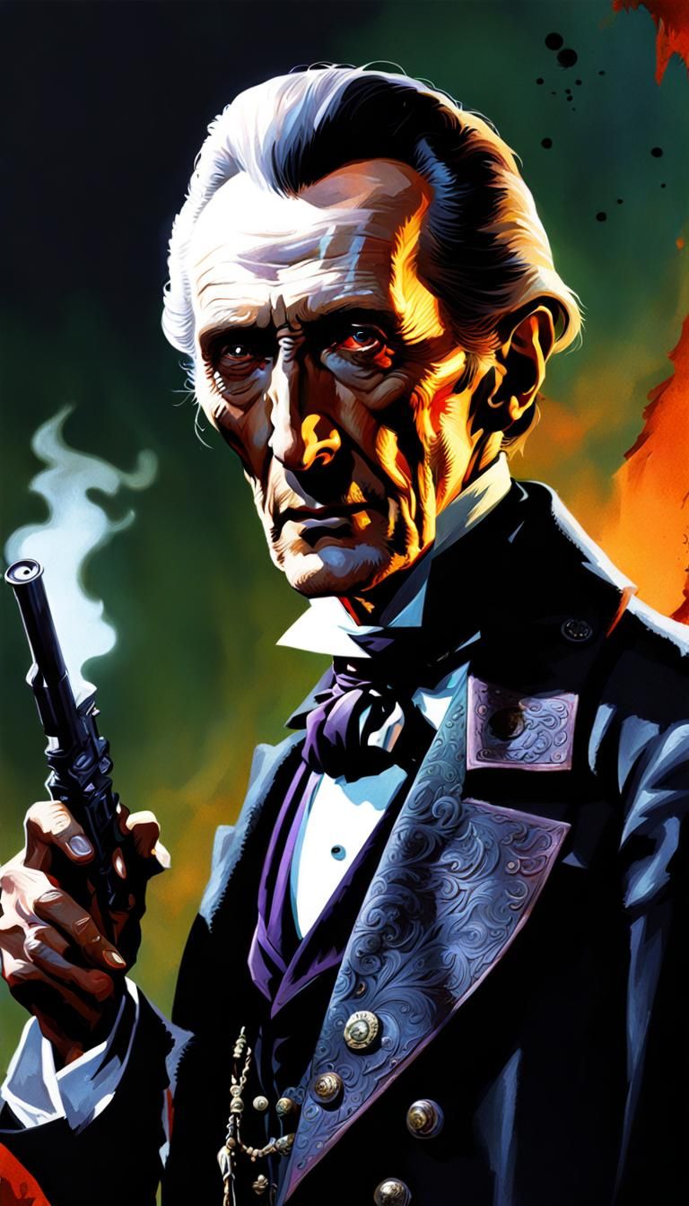 Peter Cushing is Abraham Van Helsing