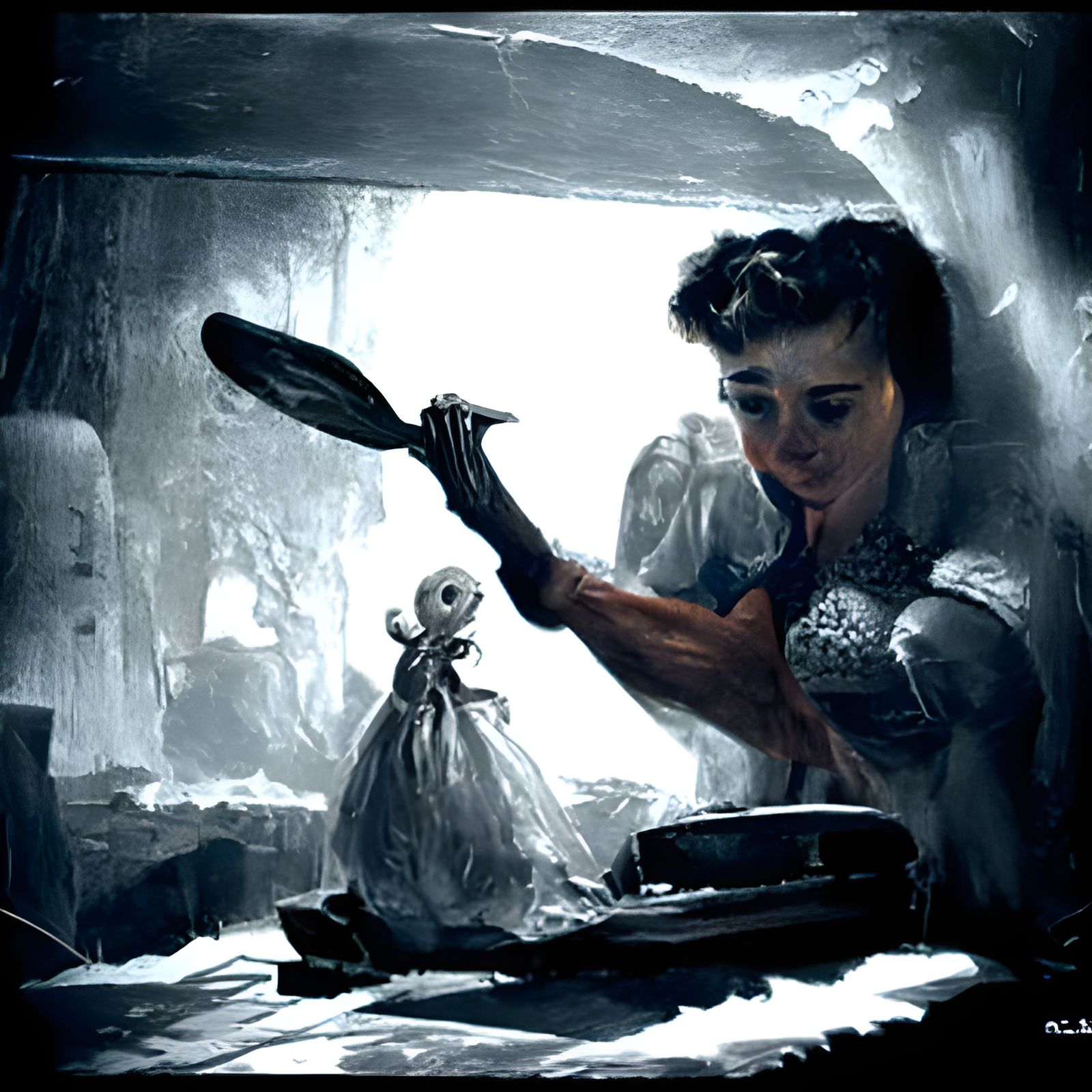 Fairy Princess Cooks Dinner: 1950s Horror Art