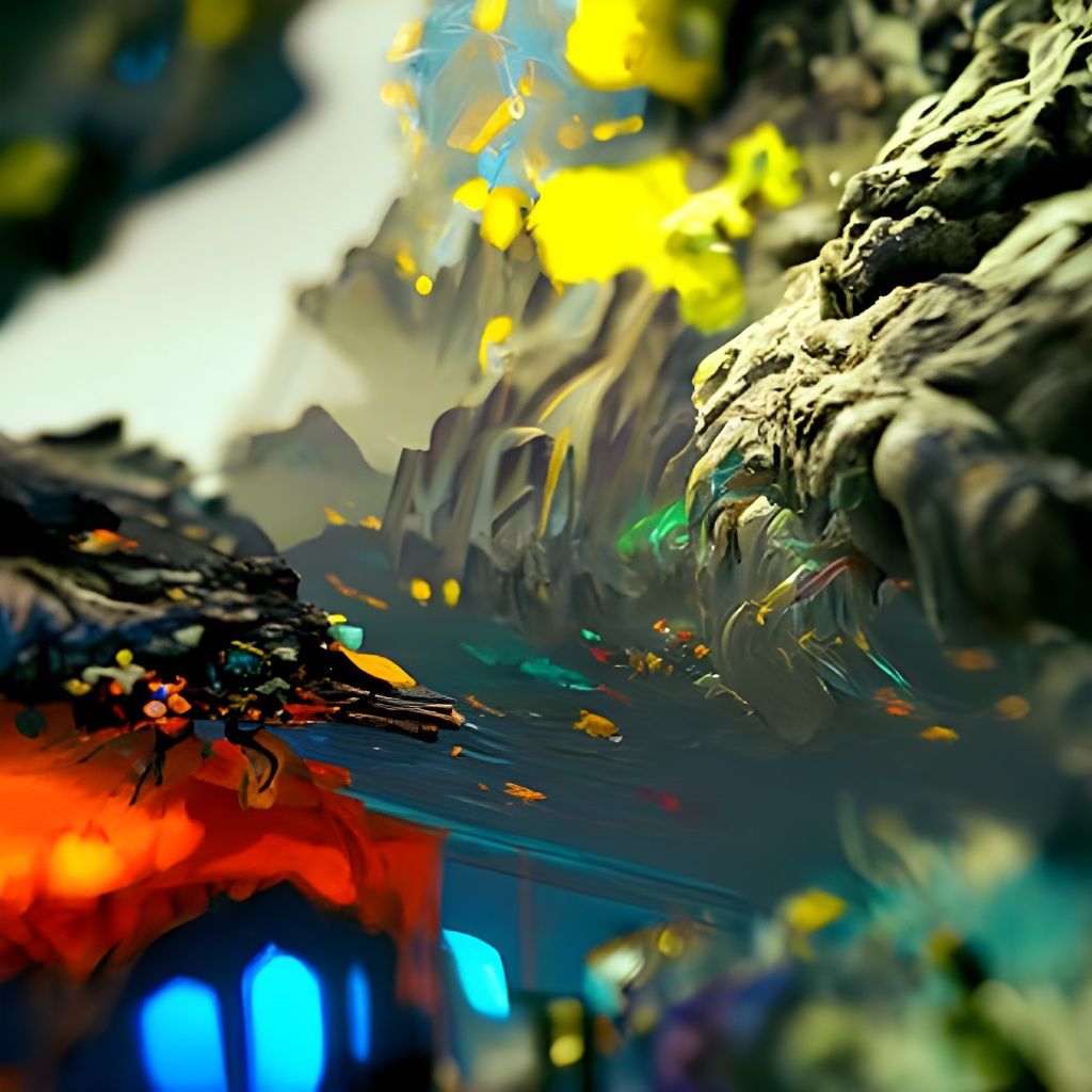 Fantastical Matte Painting in Deep Color