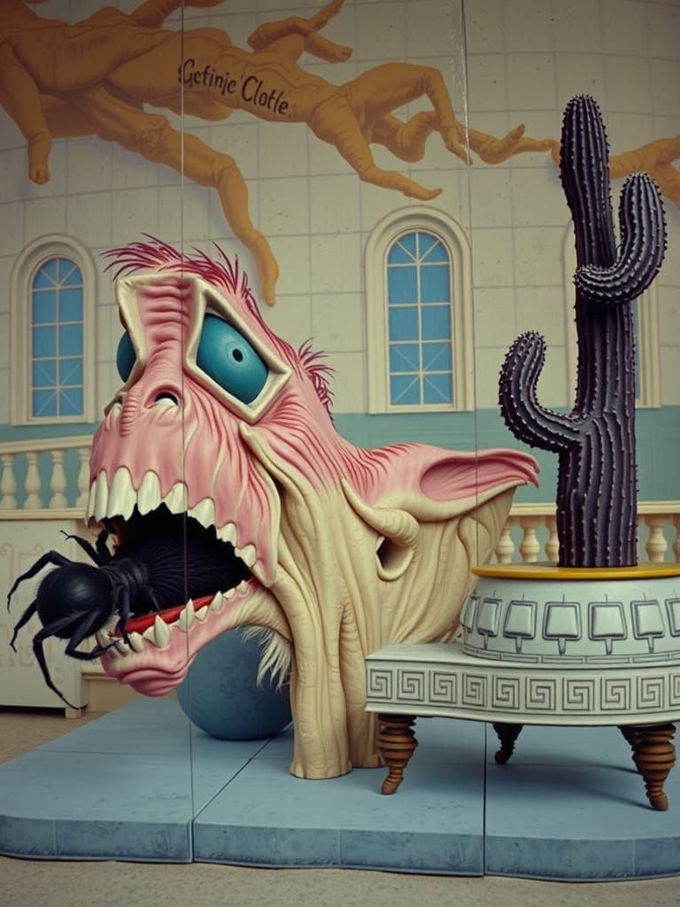 Gritty Photogravure: Muppet Spider Scream