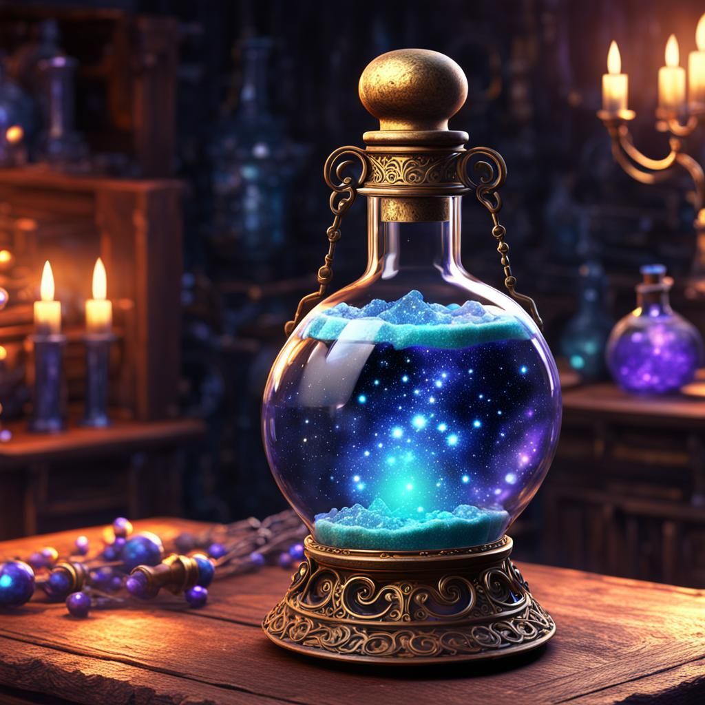 Galaxy in a Bottle: Alchemist's Potion