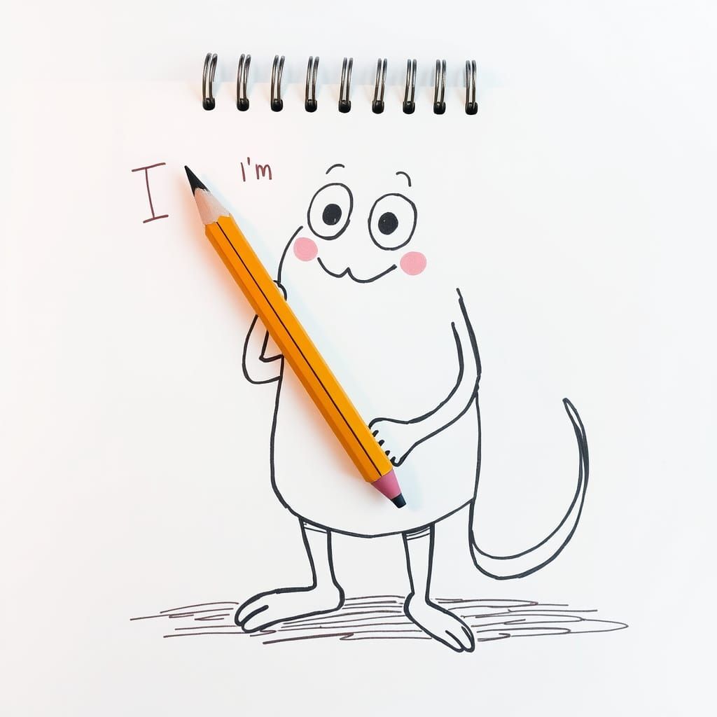 Charming Pencil Doodle Comes to Life