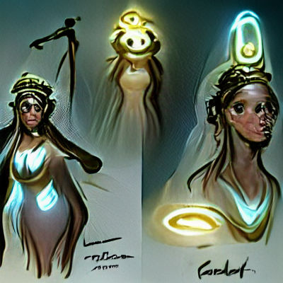 Radiant Goddess Digital Art
