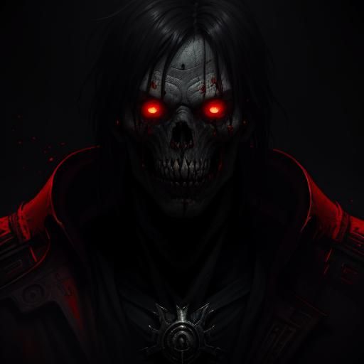 Terrifying Creature in the Dark: Dark Fantasy Art