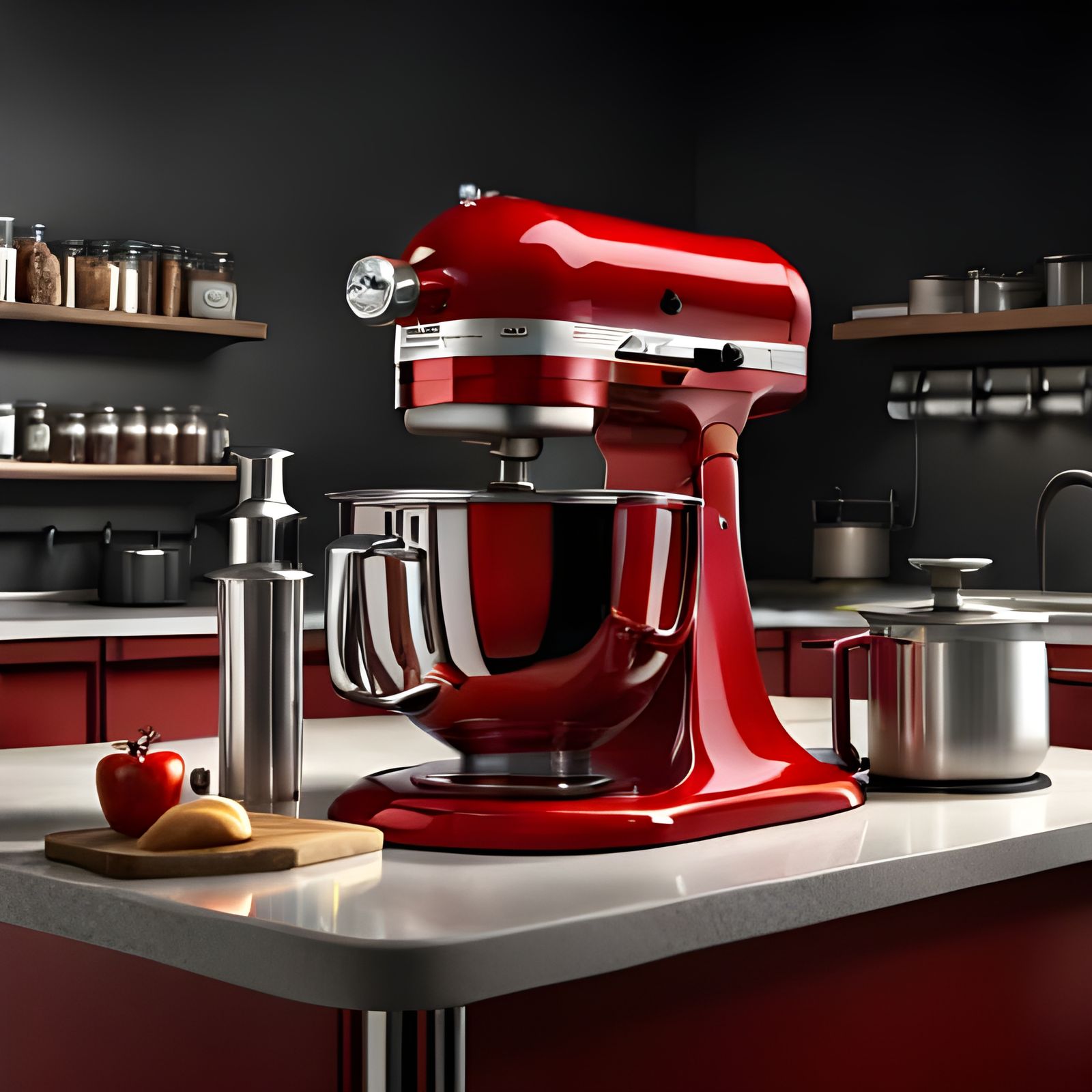 Ferrari-Inspired KitchenAid Blender in 3D Animation