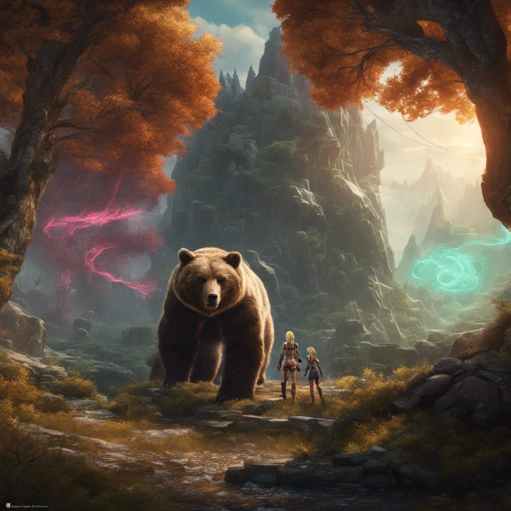 Goldilocks and the Bears: Fantasy Concept Art