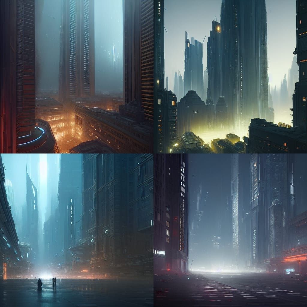 Futuristic Metropolis on Alien Planet in Unreal Engine