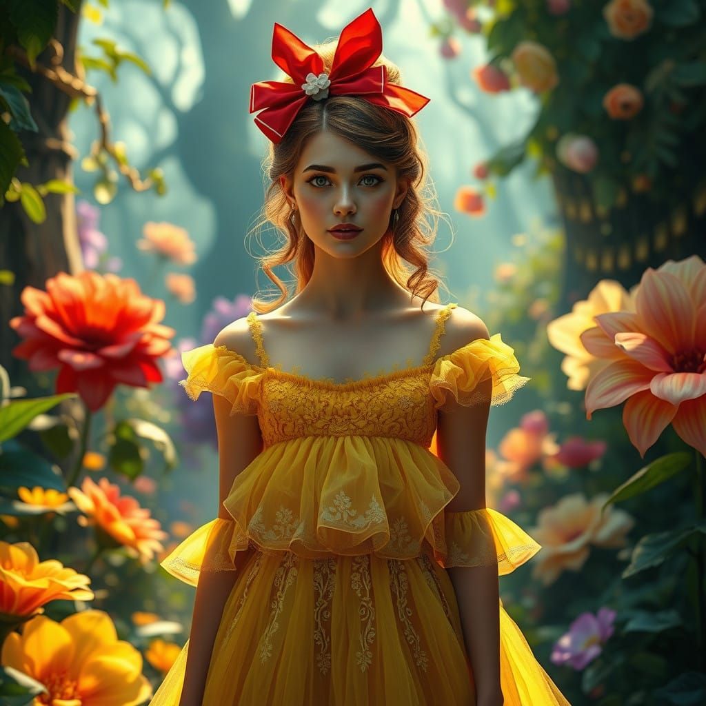 Whimsical Women in Wonderland Fantasy