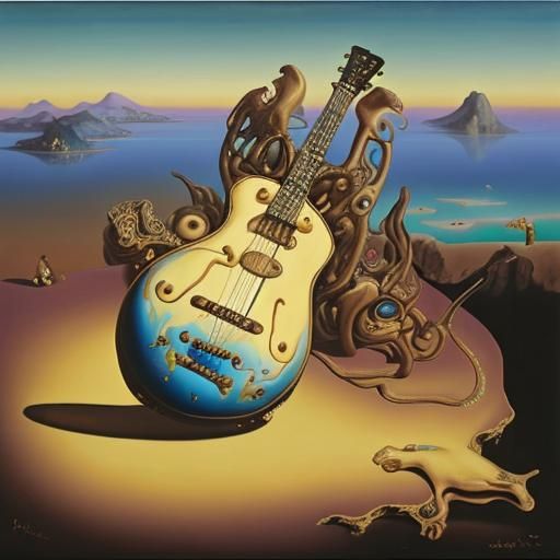Surreal Music in Salvador Dali Style
