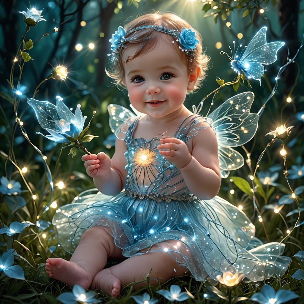 Cute fairy baby