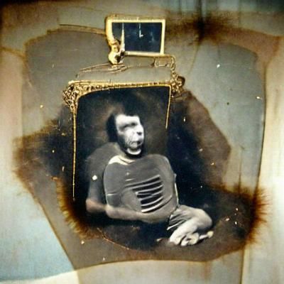 Disturbing Daguerreotype: Eerie Half-Human Portrait