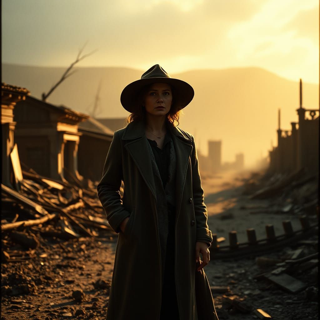 Devastation After the Storm: Cinematic Film Still