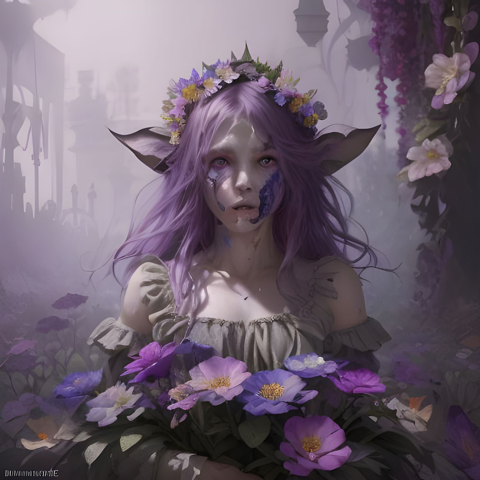 Flower People in Wonderland, Splash Art Style