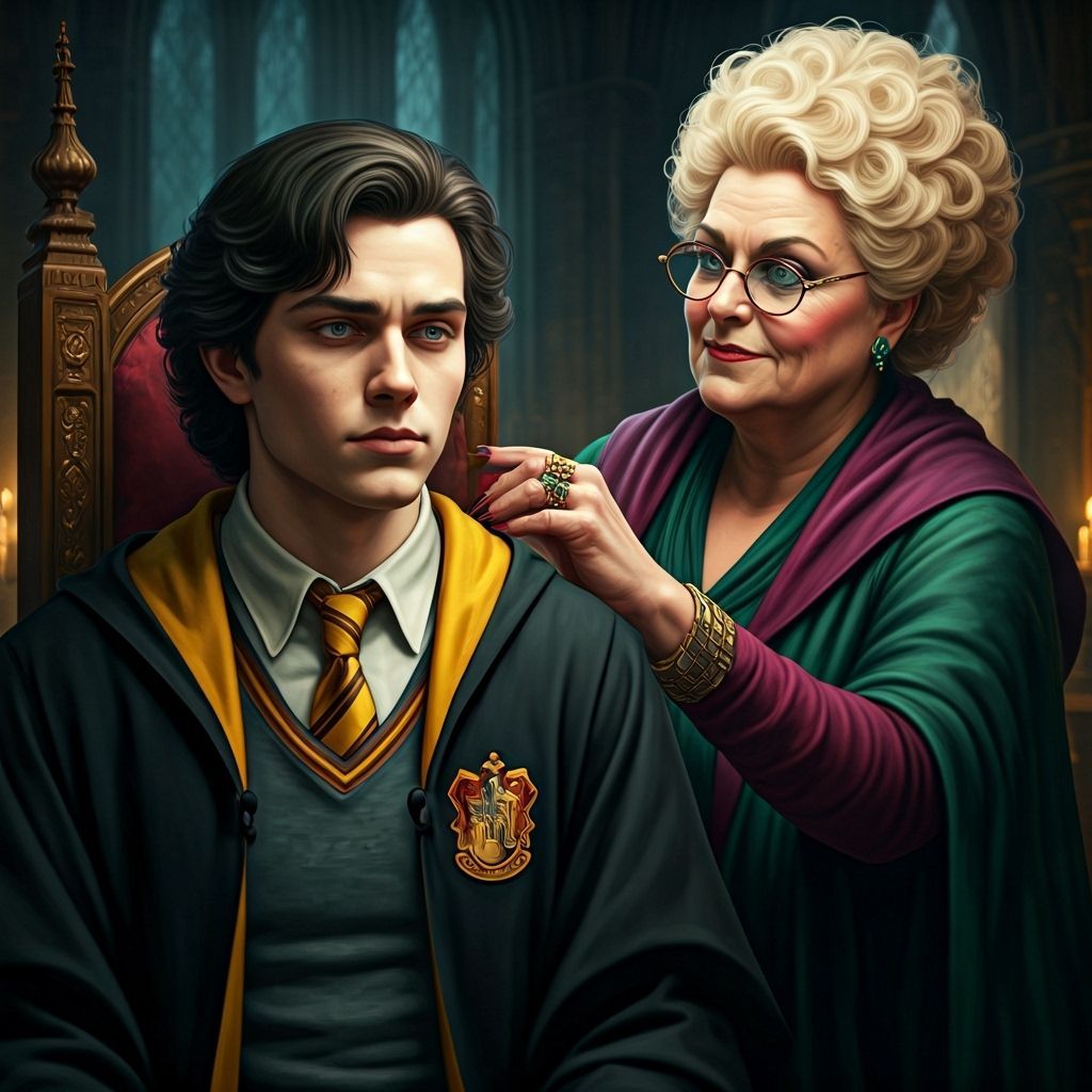 Rita Skeeter Interviews Cedric Diggory at Hogwarts