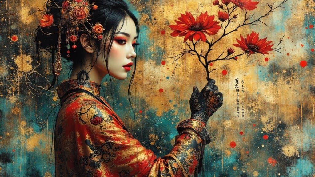 PLUCKING THE FLOWER