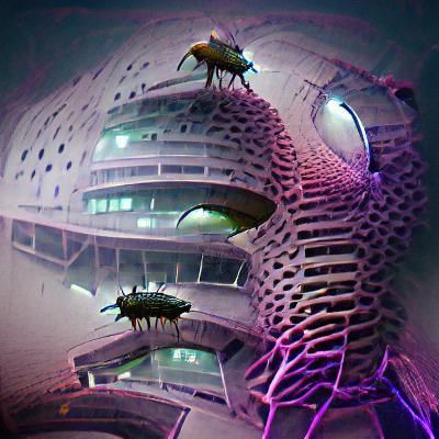 Sci-Fi Alien Insect Hive
