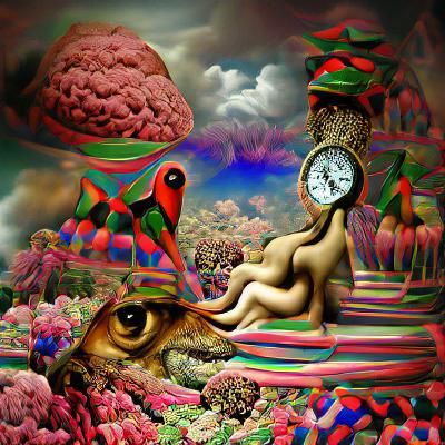Psychedelic Maximalist Surrealism Image