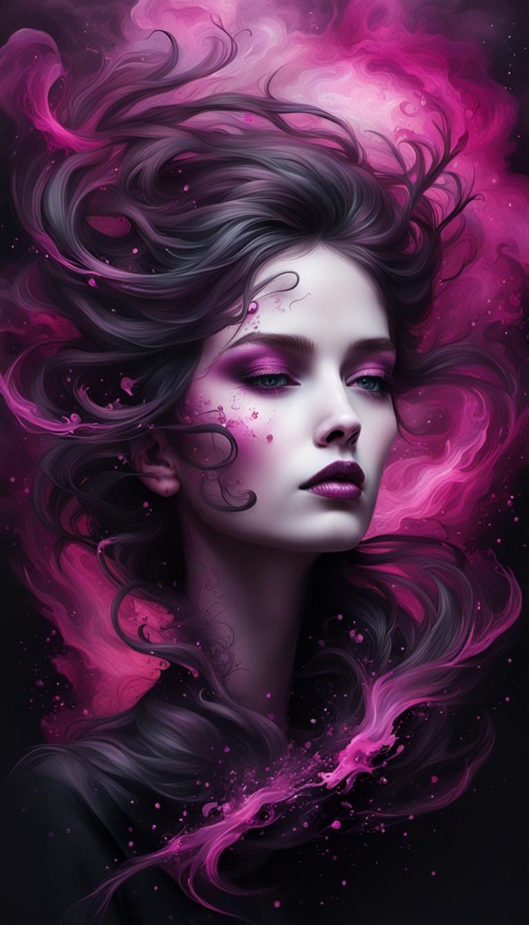 Magical Ethereal Landscape in Abstract Surreal Art