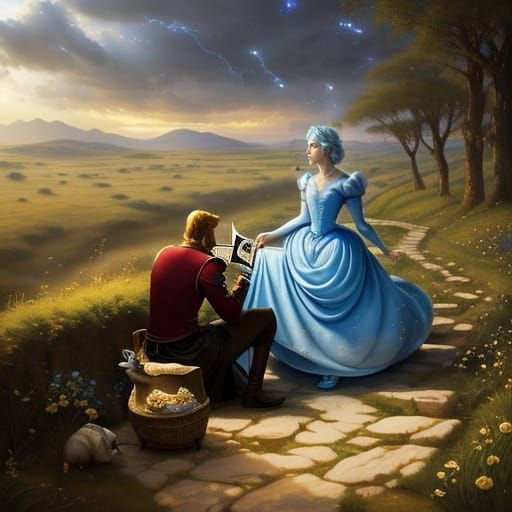 Prince Charming Serenades Cinderella with Poetry