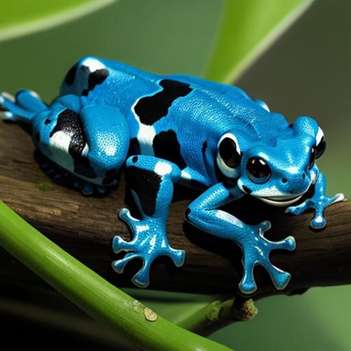 Assassin Poison Dart Frog in Vivid Color