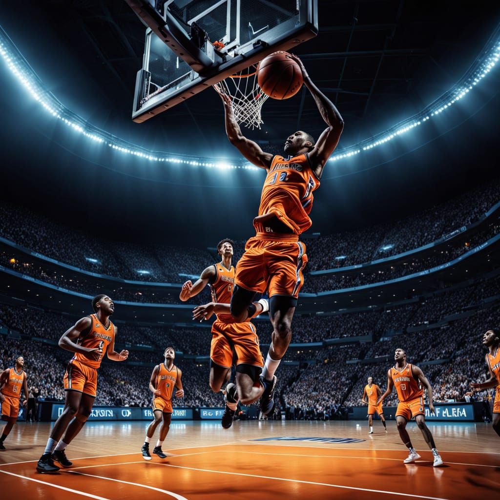 Basketball Player's Slam Dunk: Arena POV