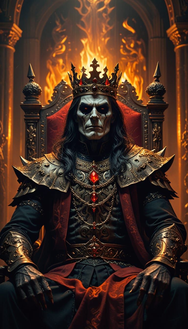 Gilded Dark Kaiser Overlord Reigns Supreme in Crimson-Lit Th...