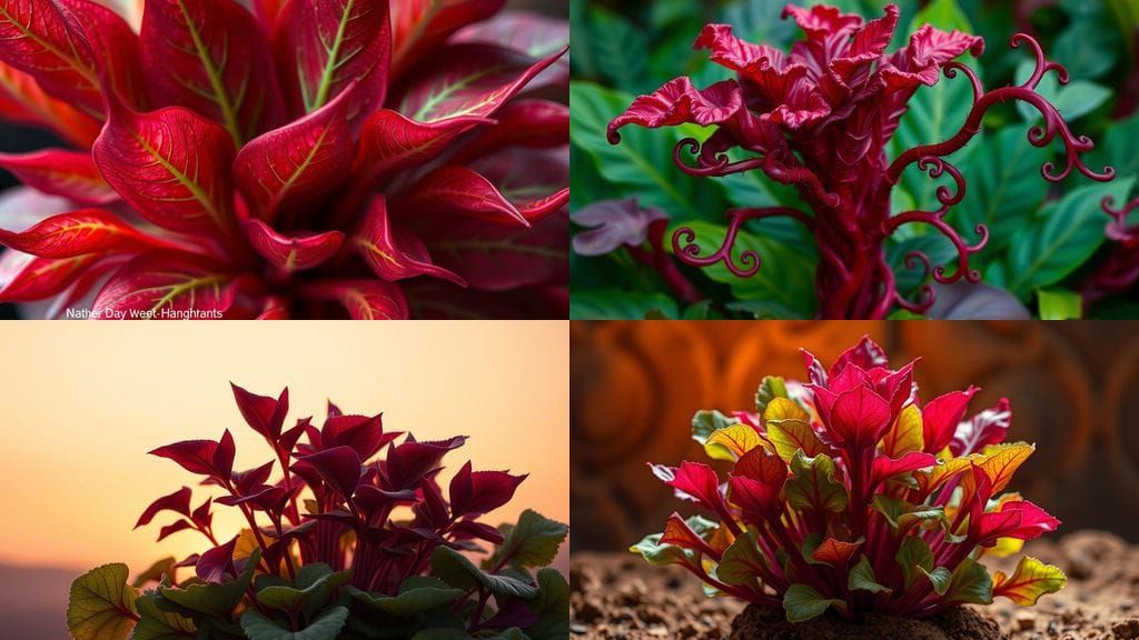 Synthetic Red Plant with Meat-Like Flavor