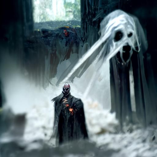 Sinister Depiction of Death as Digital Art