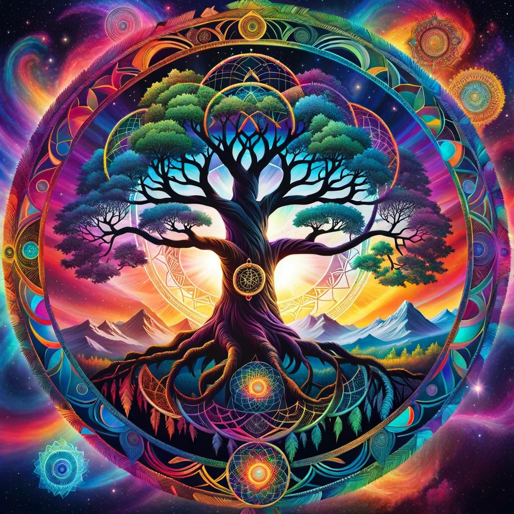 Yggdrasil: Multi-Coloured Tree of Life