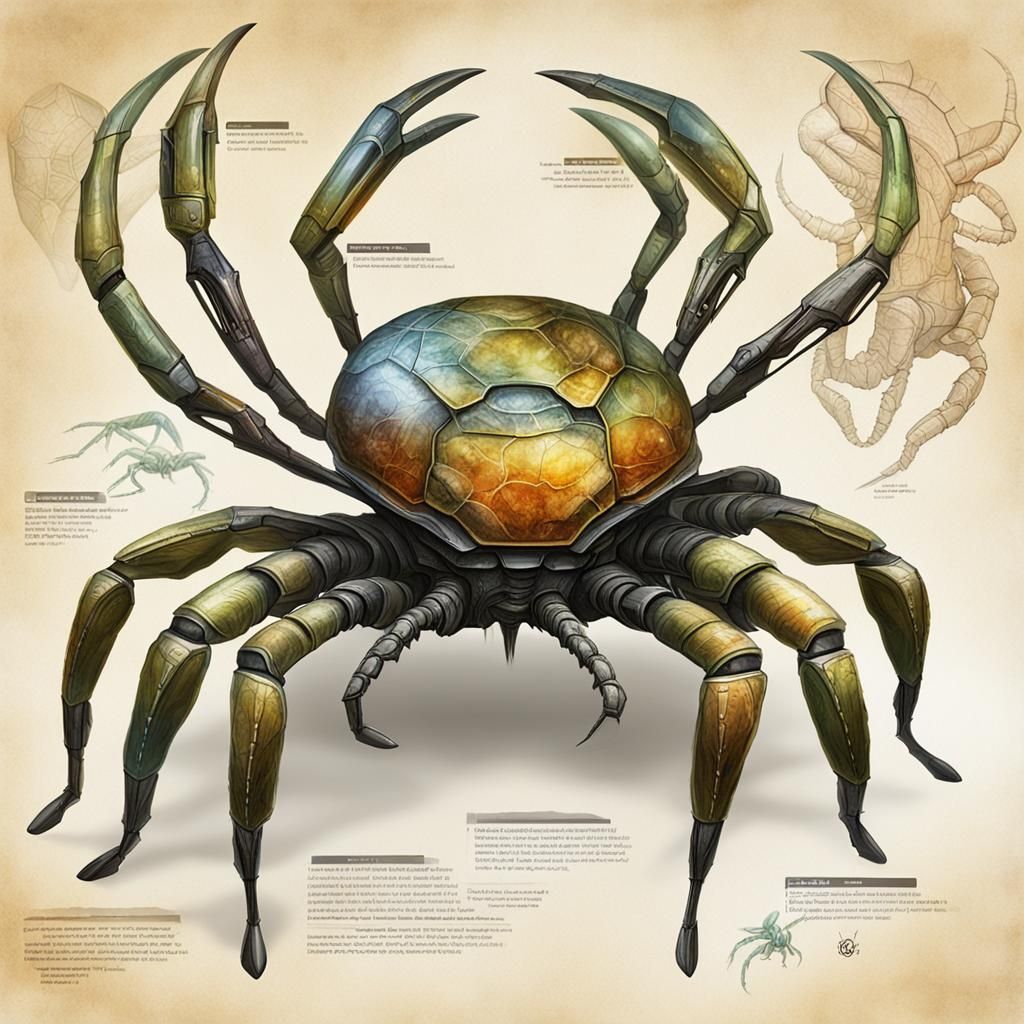 Crab-Spider Aliens on an Exoplanet: Speculative Zoology