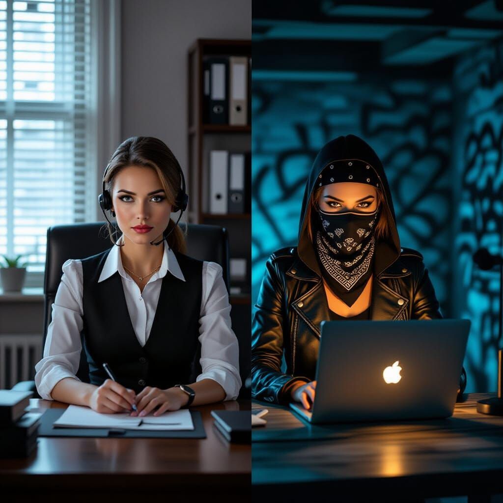 Secretary's Double Life: Hacktivist at Night