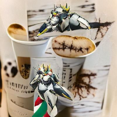 Anime-Style Character Portrait with Teal Hair