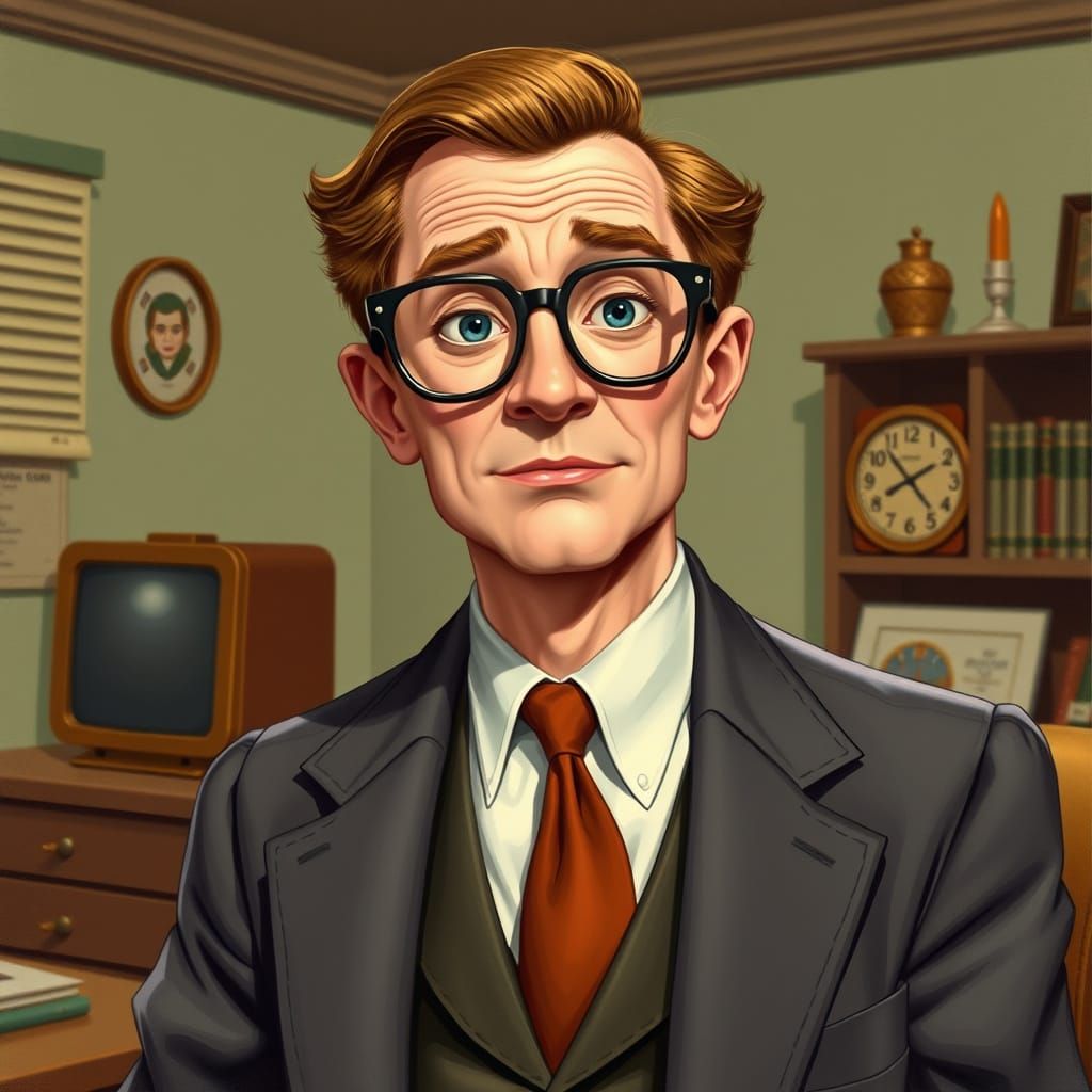 Dr. Ginglehimmer in Vintage Style by Rockwell, Mead, Hartman...