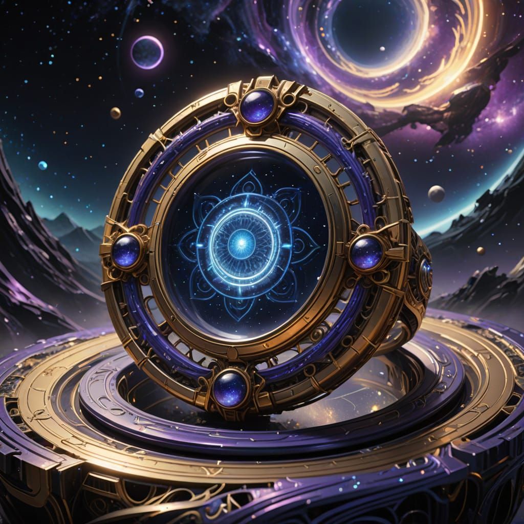 Cosmic Dreams in Vibrant Hues: Celestial Echoes Album Cover