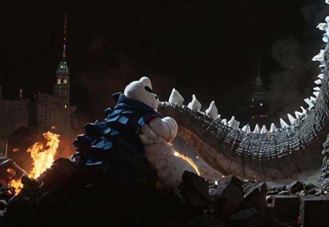 Godzilla vs Stay Puft: Epic Monster Battle